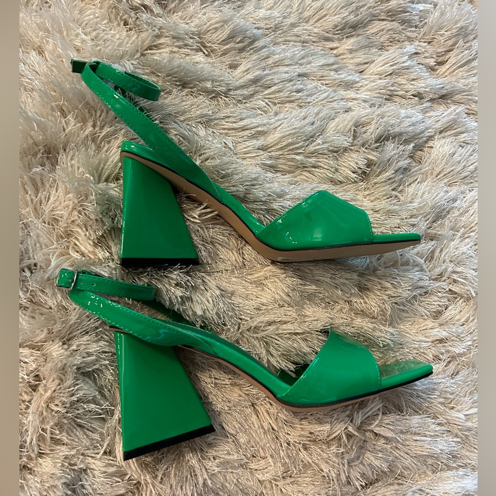 Topshop Two Part Block Heel, Size 9 NWOT - Picture 2 of 12